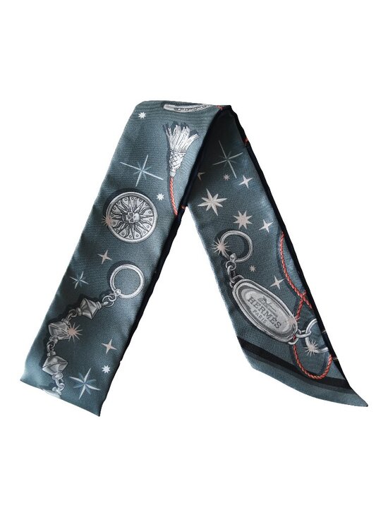 Hermes Accessories - Hermes C'est La Fete Silk Twilly Multicolor